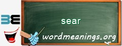 WordMeaning blackboard for sear